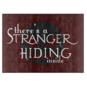 見知らぬ人がいる カッティングボード (正面)