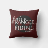 見知らぬ人がいる クッション (裏面)