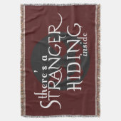 見知らぬ人がいる スローブランケット (正面縦)