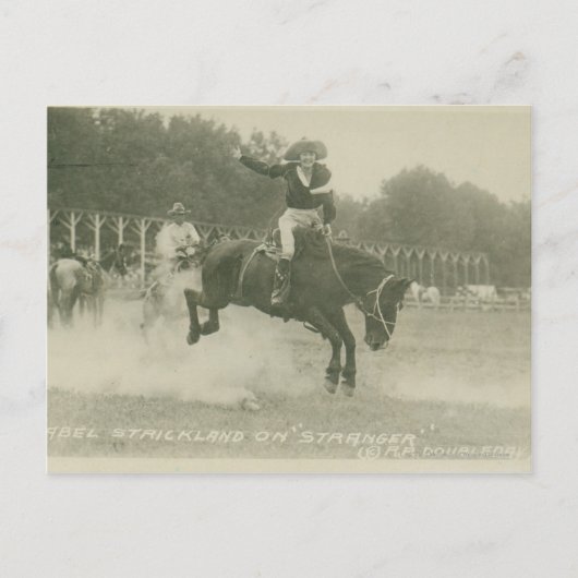 見知らぬ人のメイベル・ストリックランド。 ポストカード (正面)