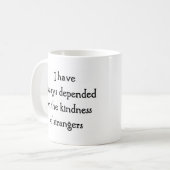 見知らぬ人の親切 コーヒーマグカップ (正面左)