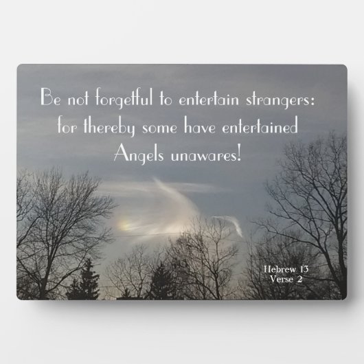 見知らぬ人は天使かもしれない フォトプラーク (正面)