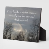 見知らぬ人は天使かもしれない フォトプラーク (側面)