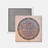 見知らぬ人を楽しませることを忘れない マグネット (正面/裏面)