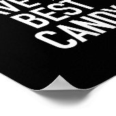 見知らぬ人最高のはお菓子おもしろいを持つ ポスター (角)