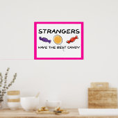 見知らぬ最高の人向けキャンディおもしろいポスター ポスター (キッチン)