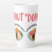 見積もりの下に落ちる カフェラテマグ (正面)