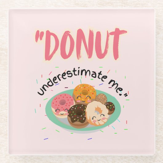 見積もりの下に落ちる ガラスコースター (正面)