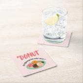 見積もりの下に落ちる スクエアペーパーコースター (インサイチュ)