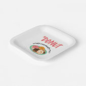 見積もりの下に落ちる ペーパープレート (傾斜あり)