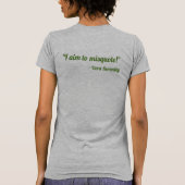 「見積もりを間違えようと思う！」 Tシャツ (裏面)