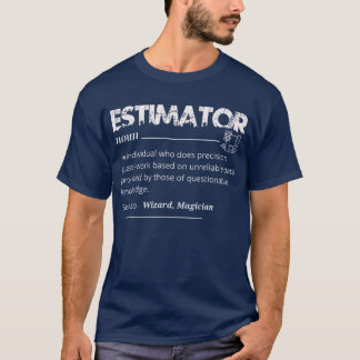 見積担当者おもしろい定義引用文役職タイトル Tシャツ