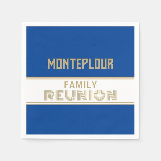 見素晴らしろ！クラシックファミリ懇親会 スタンダードカクテルナプキン (正面)