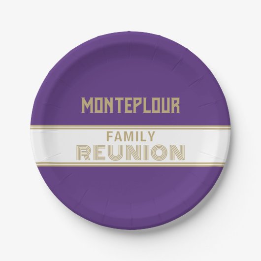 見素晴らしろ！クラシックファミリ懇親会 ペーパープレート (正面)