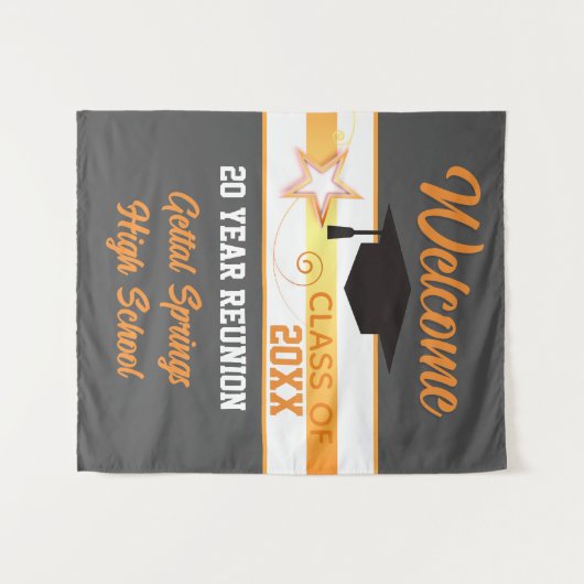 見素晴らしろ！任意の年クラス懇親会ウォール タペストリー (正面(横))