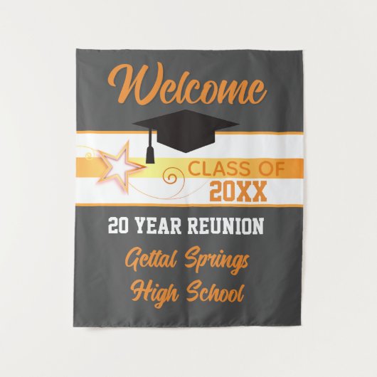 見素晴らしろ！任意の年クラス懇親会ウォール タペストリー (正面)