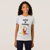 見習いアーティストスプレーペイントTシャツ Tシャツ (正面フル)