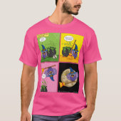 見習いウィザード – クリーニング漫画 Tシャツ (正面)