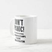 見習い上級管理者 コーヒーマグカップ (正面左)