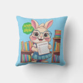🐰📚 見習い司書スター - ウサギ・エディション クッション (裏面)