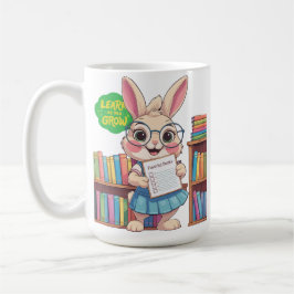 見習い司書スター - ウサギ エディション コーヒーマグカップ