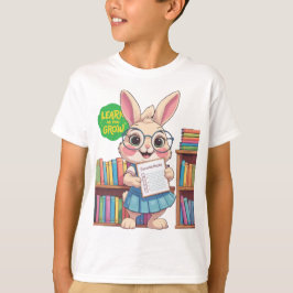 🐰📚 見習い司書スター - ウサギ・エディション Tシャツ