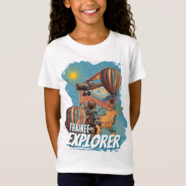 見習い探検家アドベンチャー女子向け Tシャツ