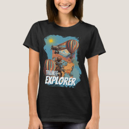見習い探検家アドベンチャー女子向け Tシャツ