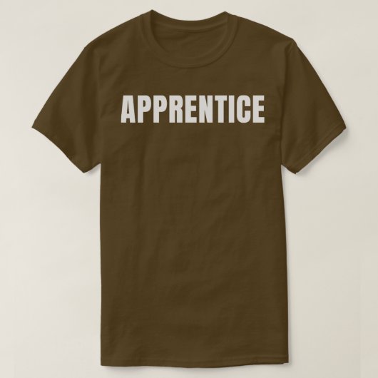見習おもしろい職権職業誕生日Gif Tシャツ (デザイン正面)