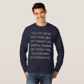 見聞て学も Tシャツ (正面フル)
