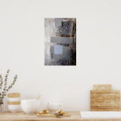 見落とされた抽象的6 ポスター (キッチン)