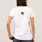 "見解"の女性Tシャツ Tシャツ (裏面)