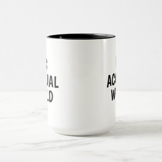 見越しワールド、おもしろい会計、税シーズン マグカップ (中央)