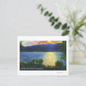 見込山の日没ビュー ポストカード (スタンド正面)