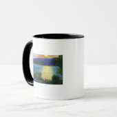 見込山の日没ビュー マグカップ (正面左)