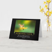 見通しの挨拶状 カード (黄色い花)