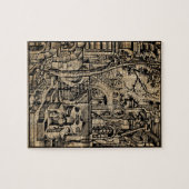 見通しの錯覚のギリシャ人のStret辞書の芸術 ジグソーパズル (横)