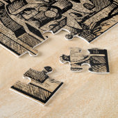 見通しの錯覚のギリシャ人のStret辞書の芸術 ジグソーパズル (側面)