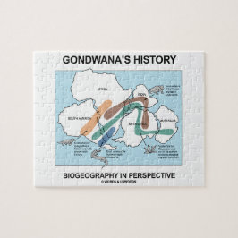 見通しのGondwanaの歴史の生物地理学 ジグソーパズル