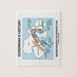 見通しのGondwanaの歴史の生物地理学 ジグソーパズル