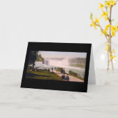 見通しポイントナイアガラ・フォールズ1901年 カード (黄色い花)