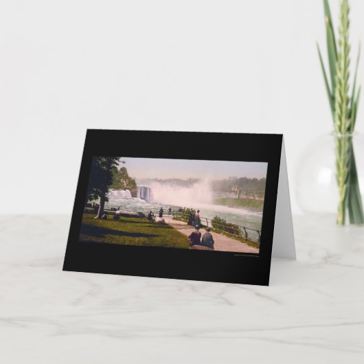 見通しポイントナイアガラ・フォールズ1901年 カード (正面)