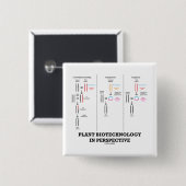 見通し(Transgenesis)の植物の人間工学 缶バッジ (正面&裏面)