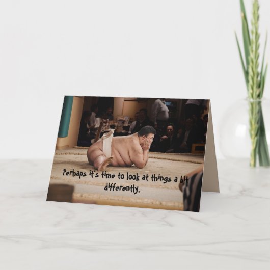 見違うて？勇気付けられるカード カード (正面)