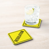 規制懸命プラスチックコースター コースター (右側)