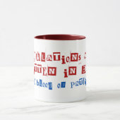 規制書は血を引いている マグカップ (中央)