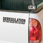 規制解除 バンパーステッカー (トラック上)