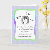 規則がない誕生日 カード (黄色い花)