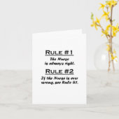 規則のナース カード (黄色い花)