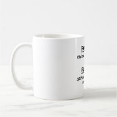 規則の勝利者 コーヒーマグカップ (左)
